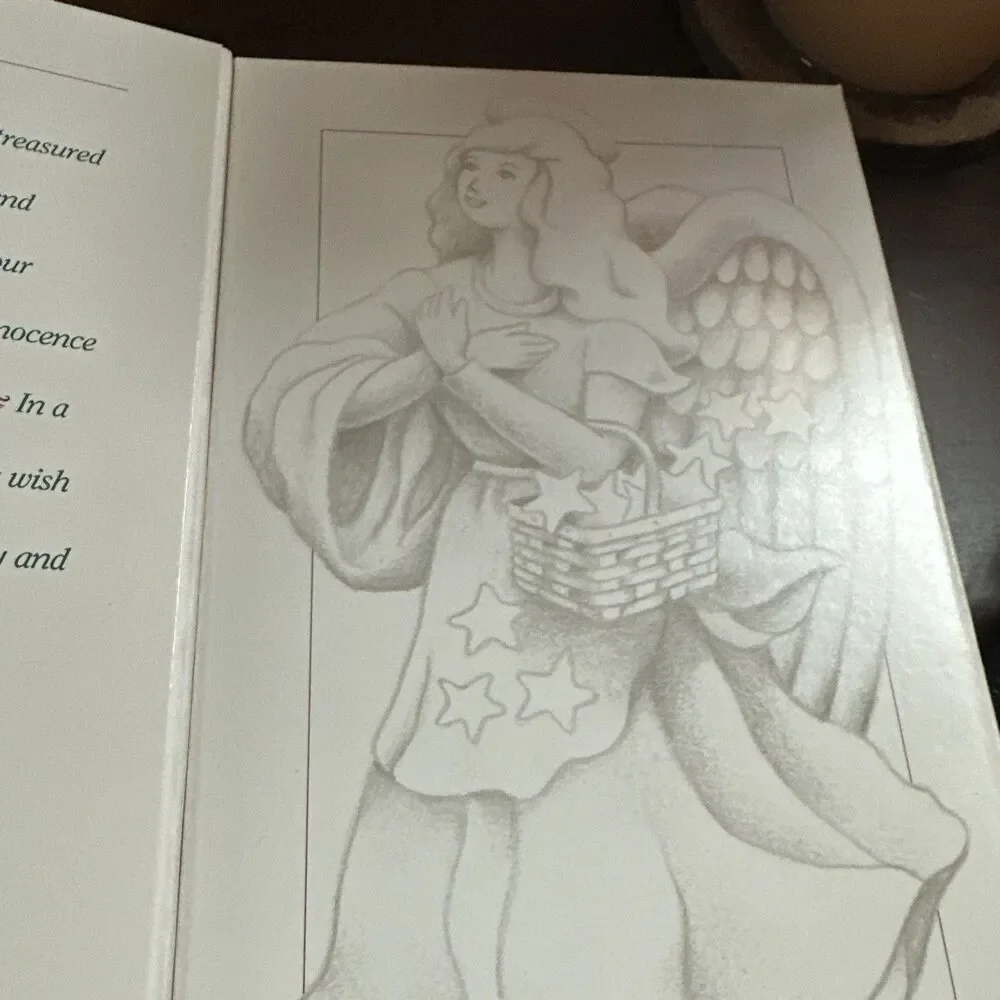 Longaberger Pottery - HOPE - Angel Series Cookie Mold NEW!! 1994